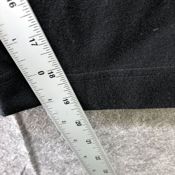 Gap Crop Wide Leg Knit Pants Womens LP Black Trouser Ponte Comfort High Rise - Picture 7 of 10